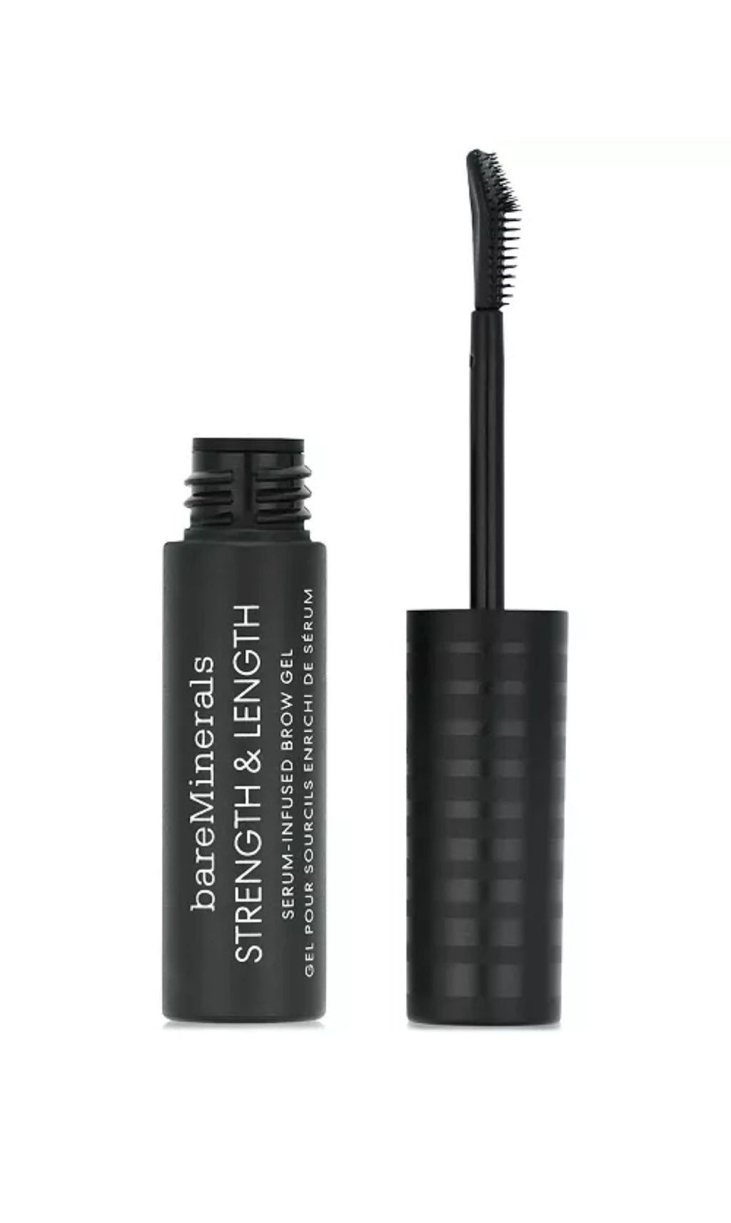 bareMinerals STRENGTH & LENGTH Serum-Infused Brow Gel – Coffee, 0.16 fl oz