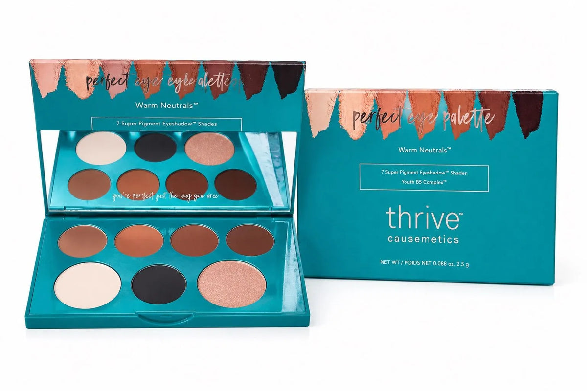 Thrive Causemetics Perfect Eye Palette | Warm Neutrals